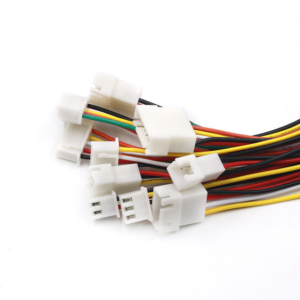 Custom JST XH wire harness with multiple cable length and wire configuration options