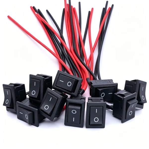 Switch wire harness used in control panel