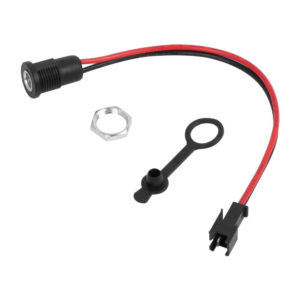 DC power cable assembly with DC jack connector and customized wire options