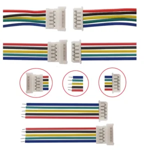 JST PH sensor cable assembly with multi-core wires