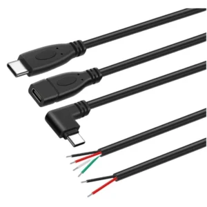 Custom USB C cable assembly with customized wire length and connector configuration