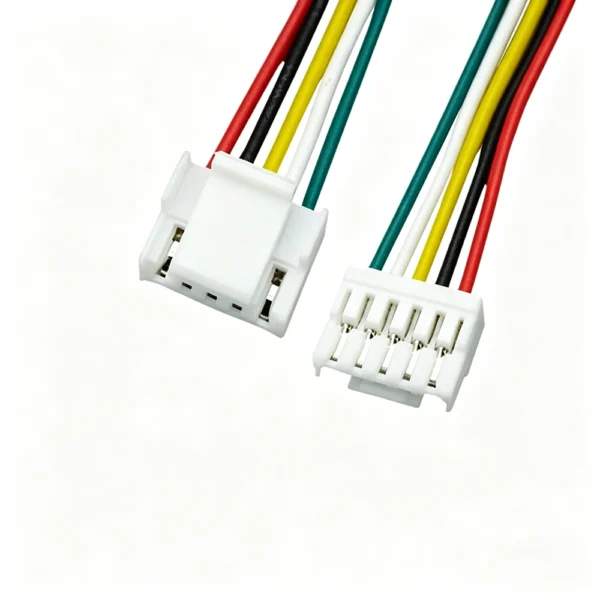JST GH cable assembly with compact wire to board connector