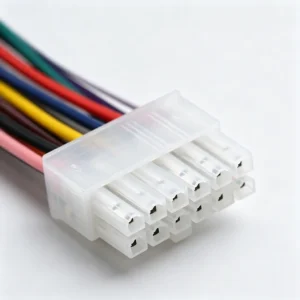 Molex 5557 cable assembly with male and female connectors
