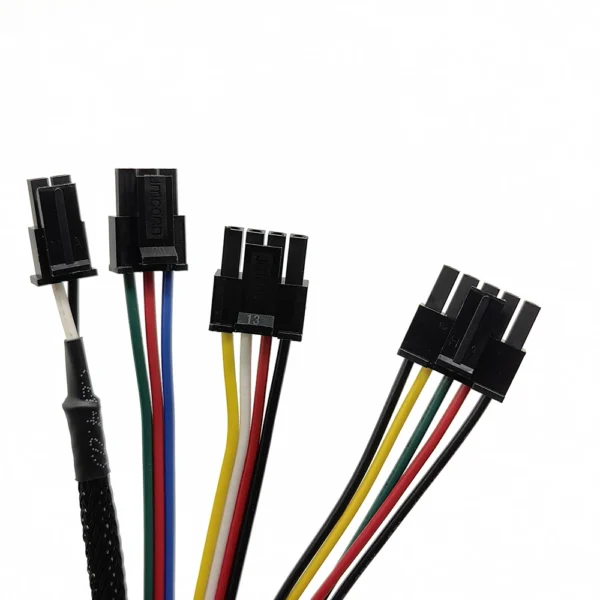 Molex Micro Fit 3.0 cable assembly with male and female connectors