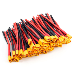 XT30 battery extension cable used for FPV drone power connection