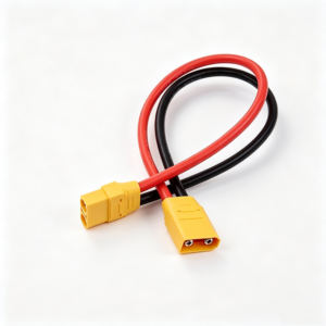 Custom XT90 power cable assembly with high current connector