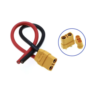 XT90 female connector extension cable for battery systems