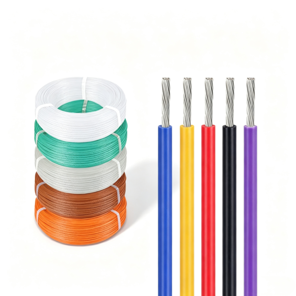 Color coded AWM 1571 PVC insulated hook up wires