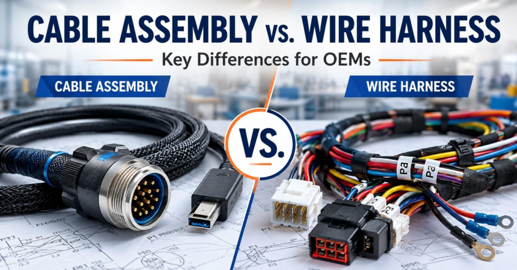 Wire Harness vs Cable Assembly: What Is the Difference?