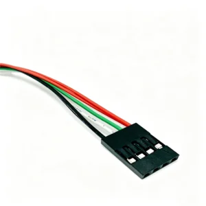 Cooling fan cable harness for electronic equipment