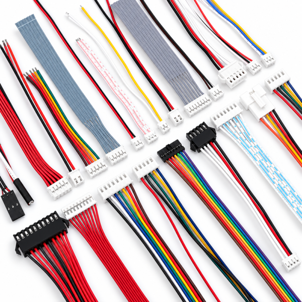 Custom parallel wire cable assembly with multiple wires for OEM electronic applications