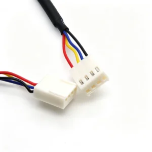 Custom fan wire harness assembly with connectors