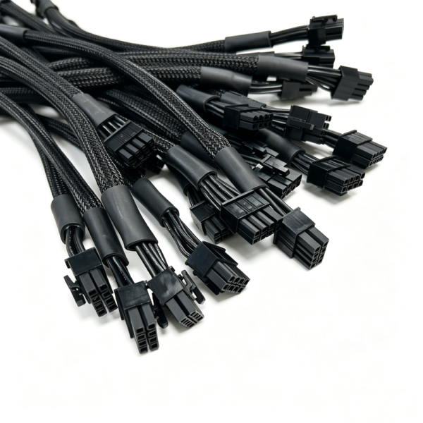 Molex 5557 wire harness featuring black keyed connector housing