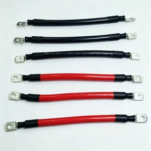 crimped ring terminals on motor wire harness