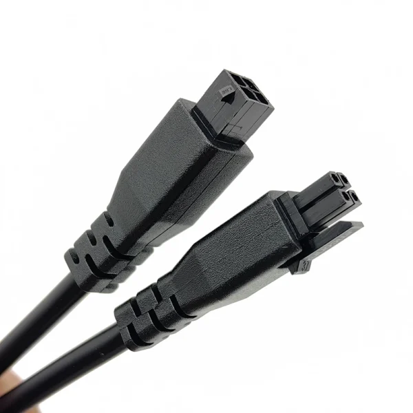 Custom overmolded cable assembly with connector protection