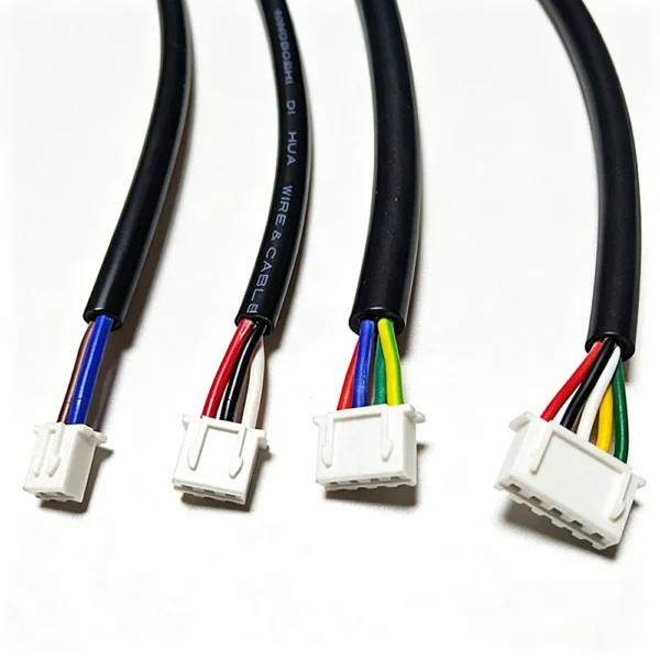 Custom signal cable assembly with JST and Molex connectors